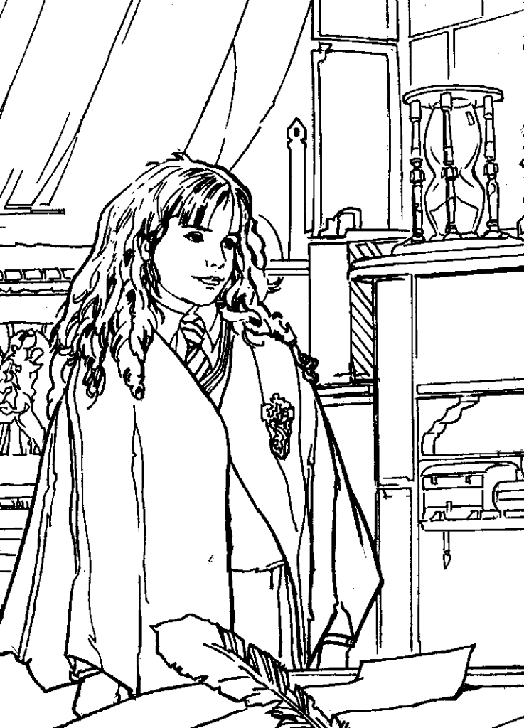 Dibujos Para Colorear De Harry Potter