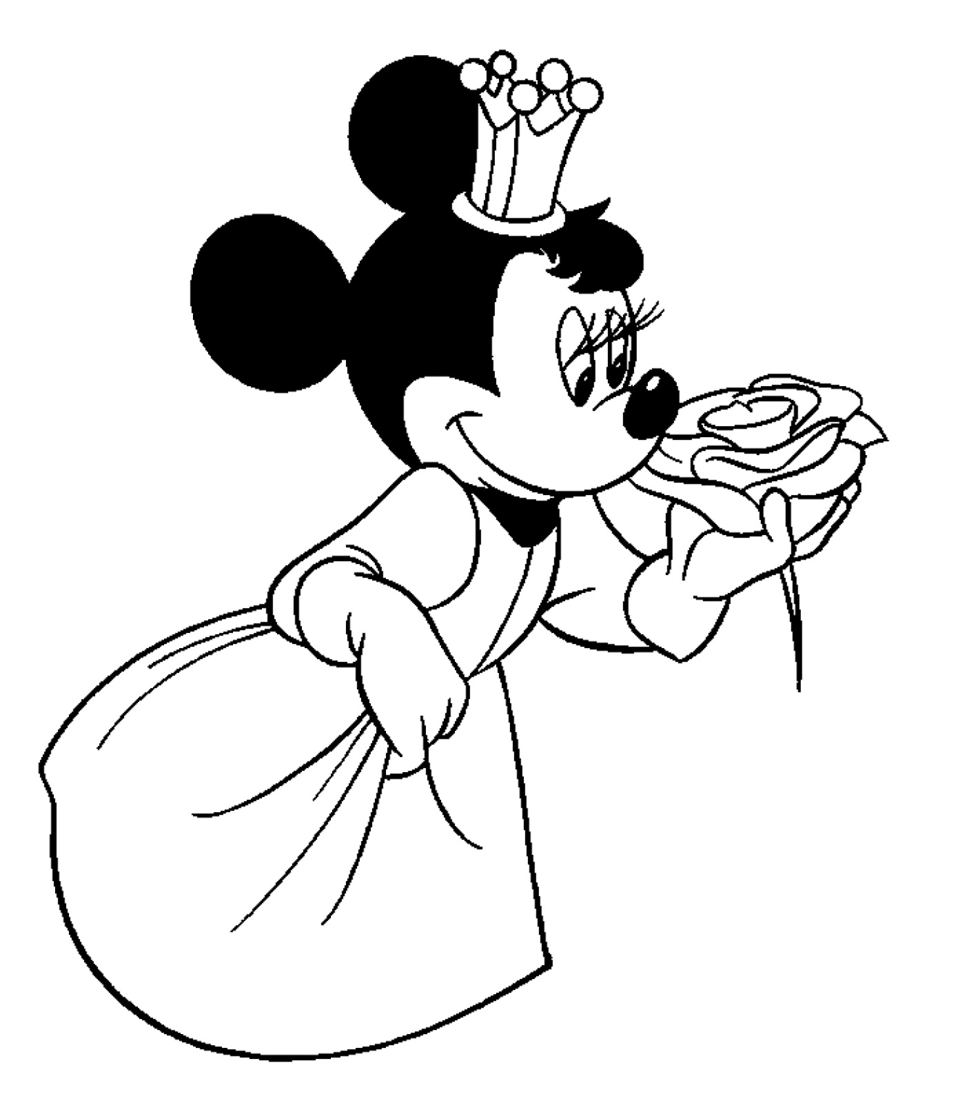 dibujos para colorear minnie