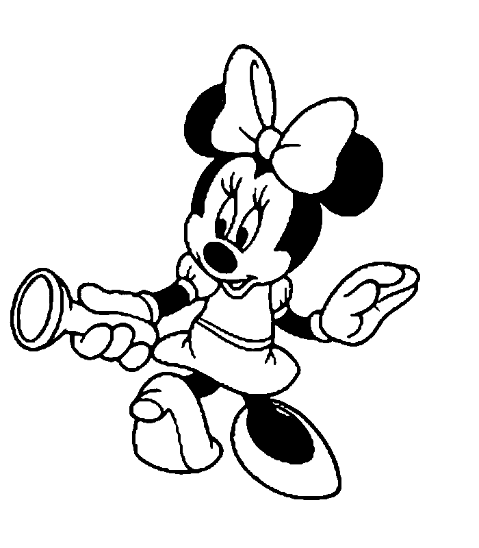 dibujos para pintar de minnie