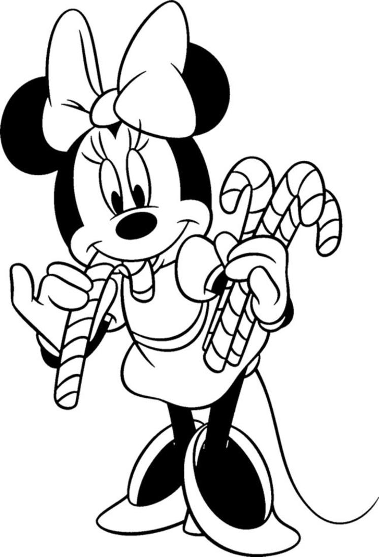 minnie para colorear